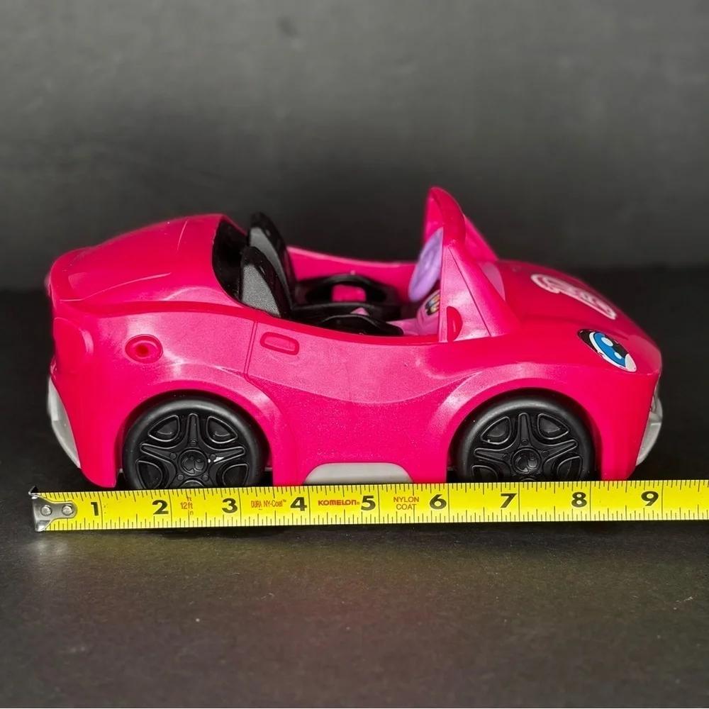 Fisher Price Little People BARBIE Talking CAR Tested And Working & 3 Figures